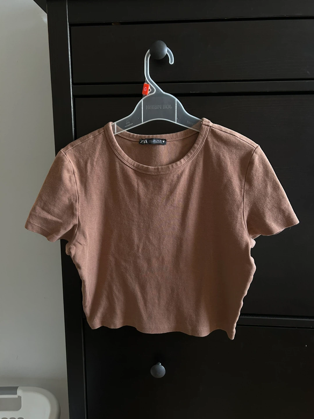 Zara Brown Crop Top - Size L. read description - photo 3