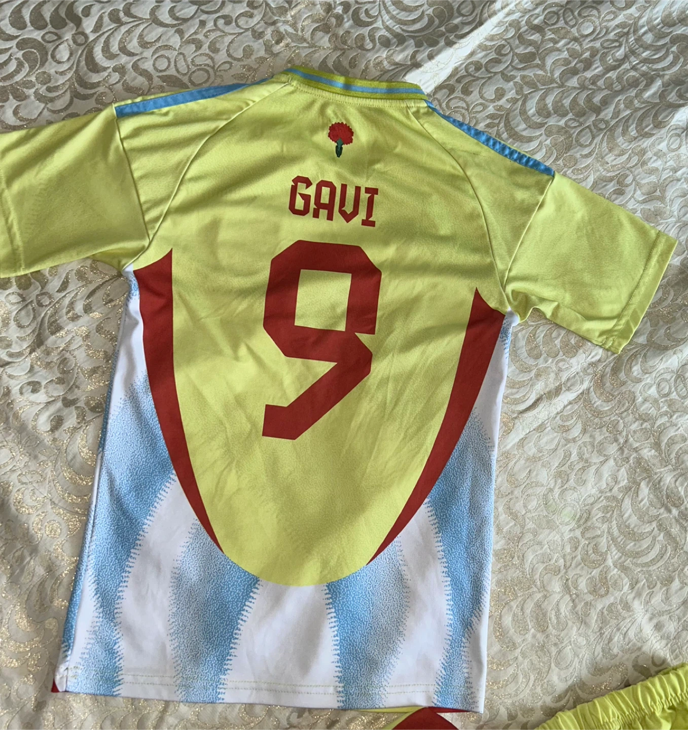 Adidas Spain Gavi #9 Soccer Jersey Set - Size 152 - photo 2