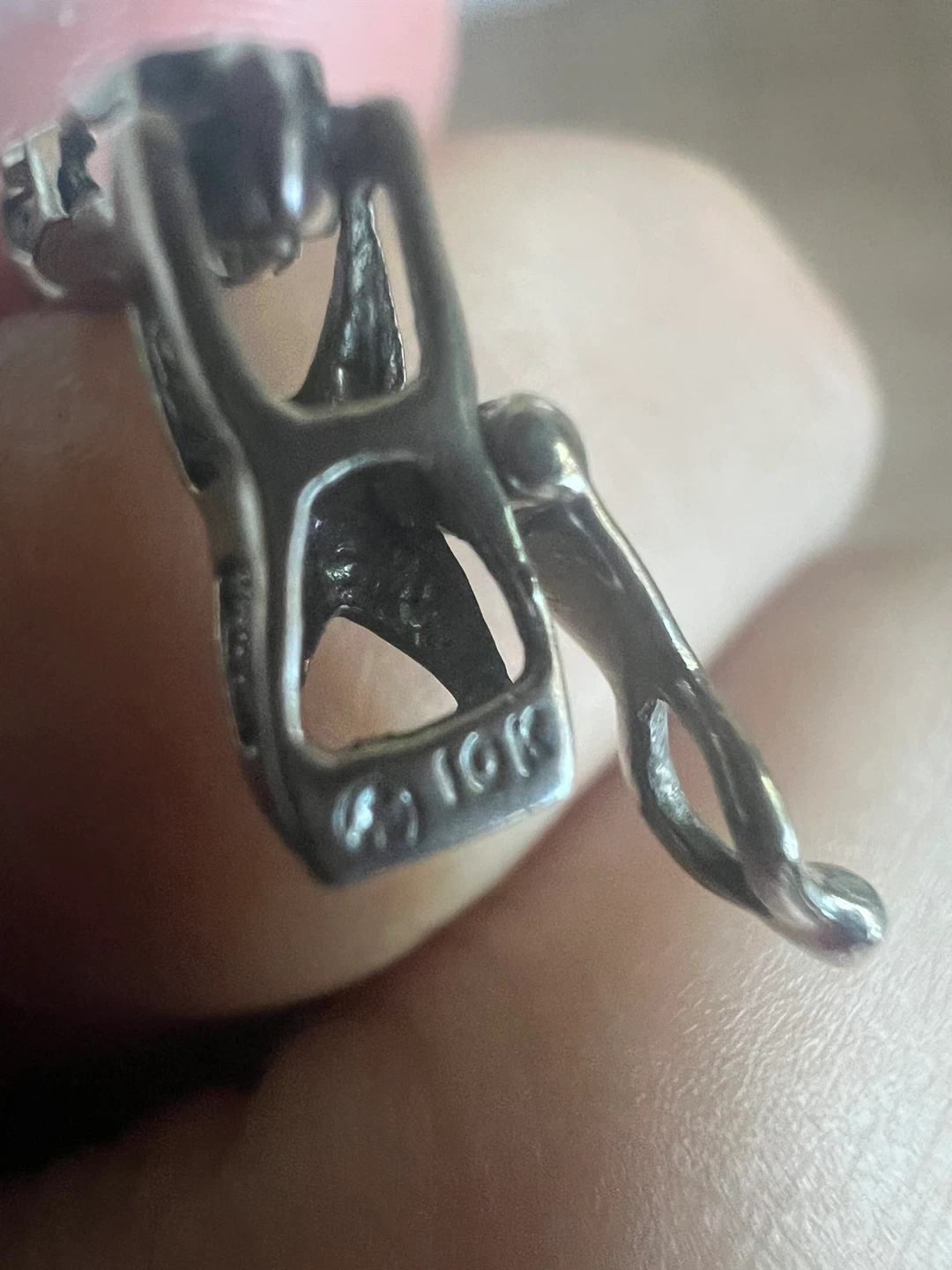 10K White Gold Diamond Accent Bracelet - photo 2