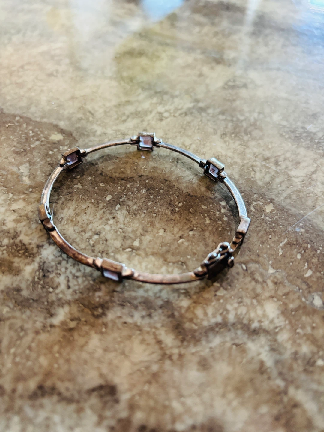 925 Silver Amethyst Bracelet - photo 2