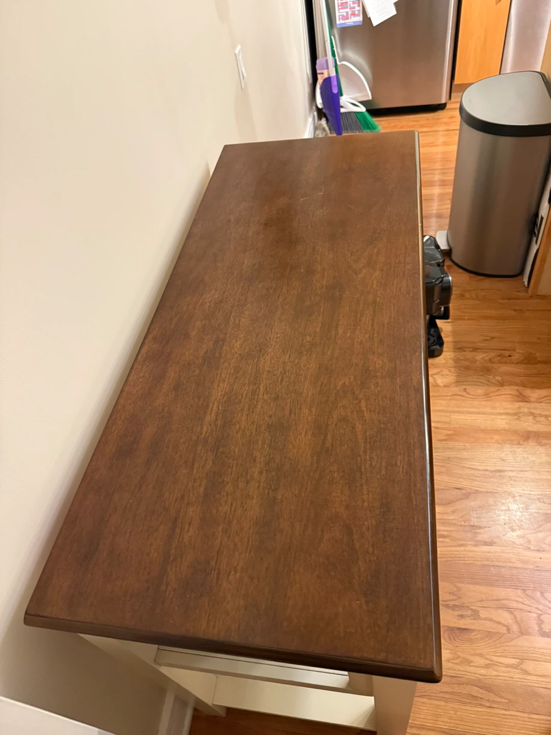 Brown & White Buffet Table/Kitchen Bar - photo 3