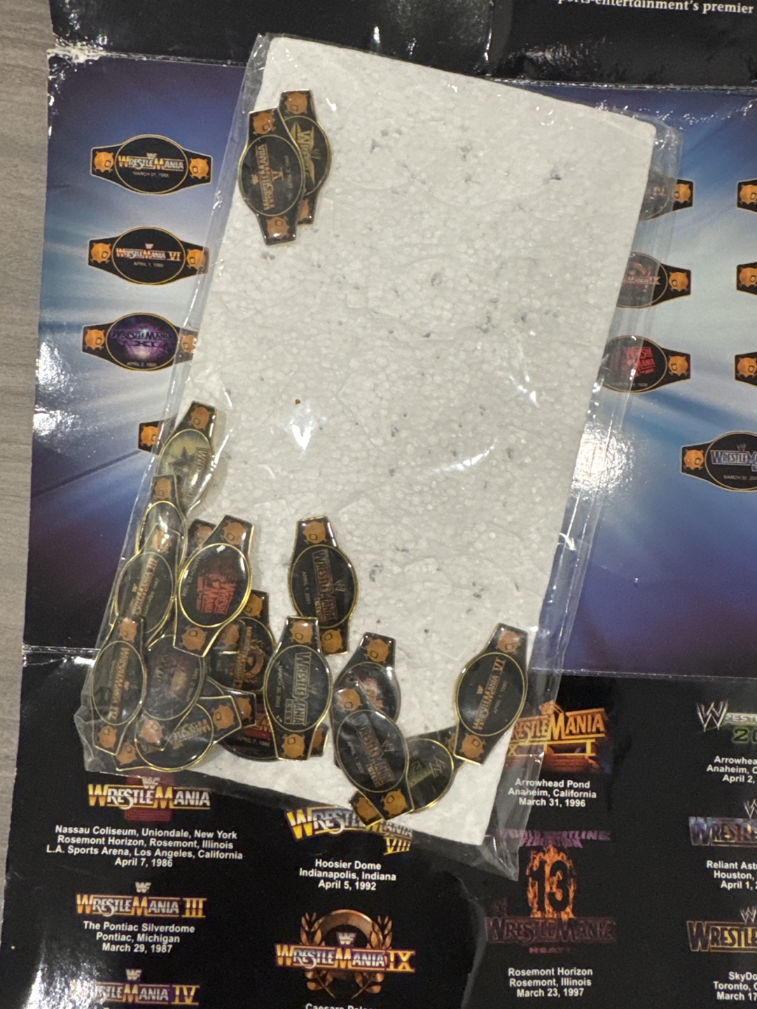 WWE WrestleMania Pin Collection - photo 3