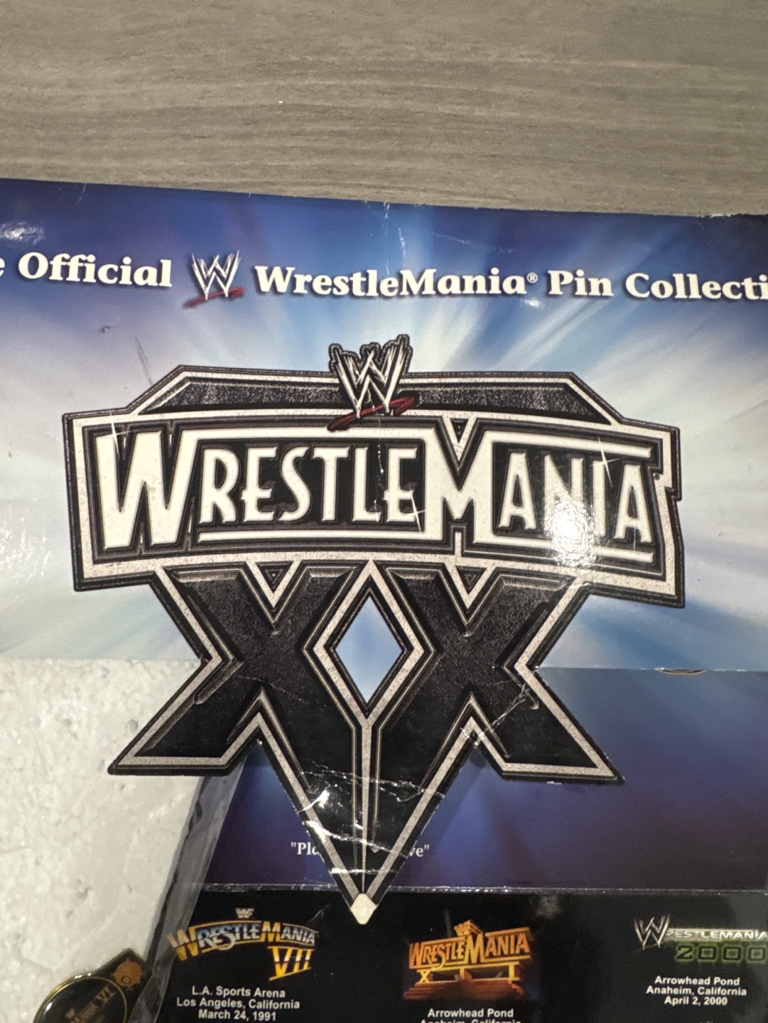 WWE WrestleMania Pin Collection