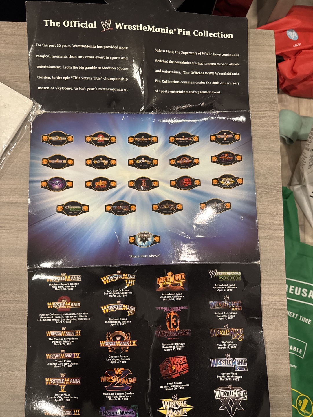WWE WrestleMania Pin Collection - photo 2