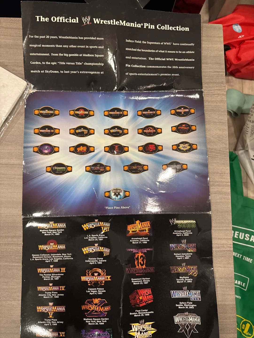 WWE WrestleMania Pin Collection image indicator(2)