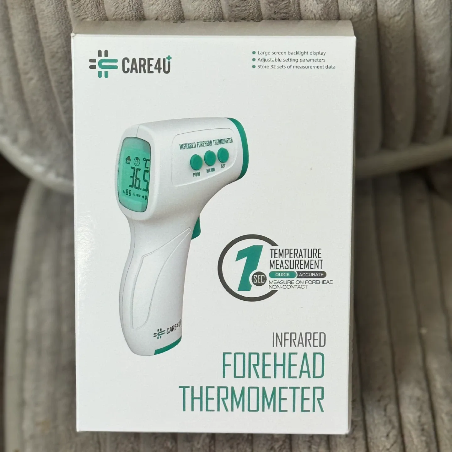 New CARE4U Infrared Forehead Thermometer thumbnail