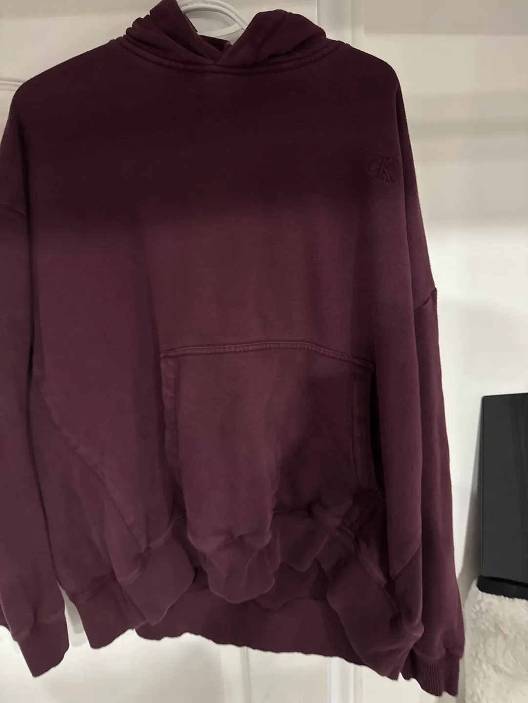 Calvin Klein Maroon Hoodie thumbnail