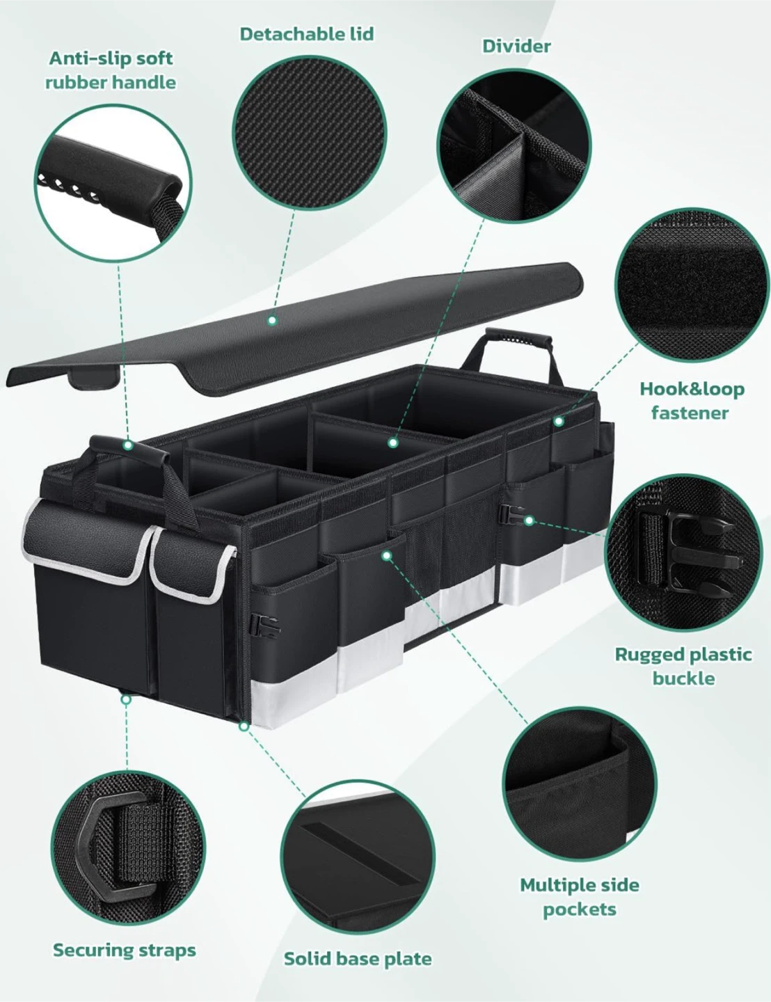 Oasser Car Storage Organizer - 95L Extra Large - photo 3
