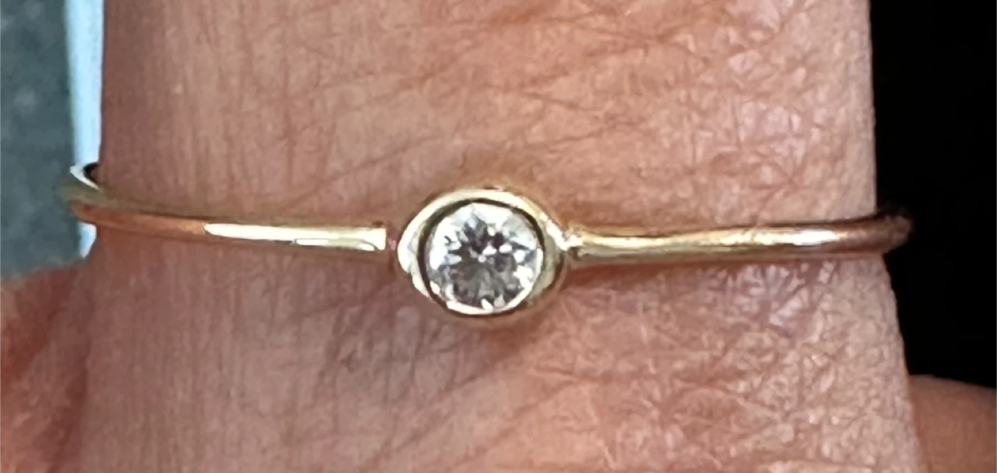 Mejuri Solo Diamond Ring - photo 3
