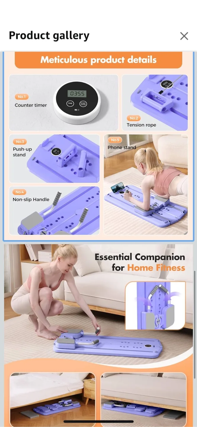 Portable Pilates Reformer Machine image indicator(5)