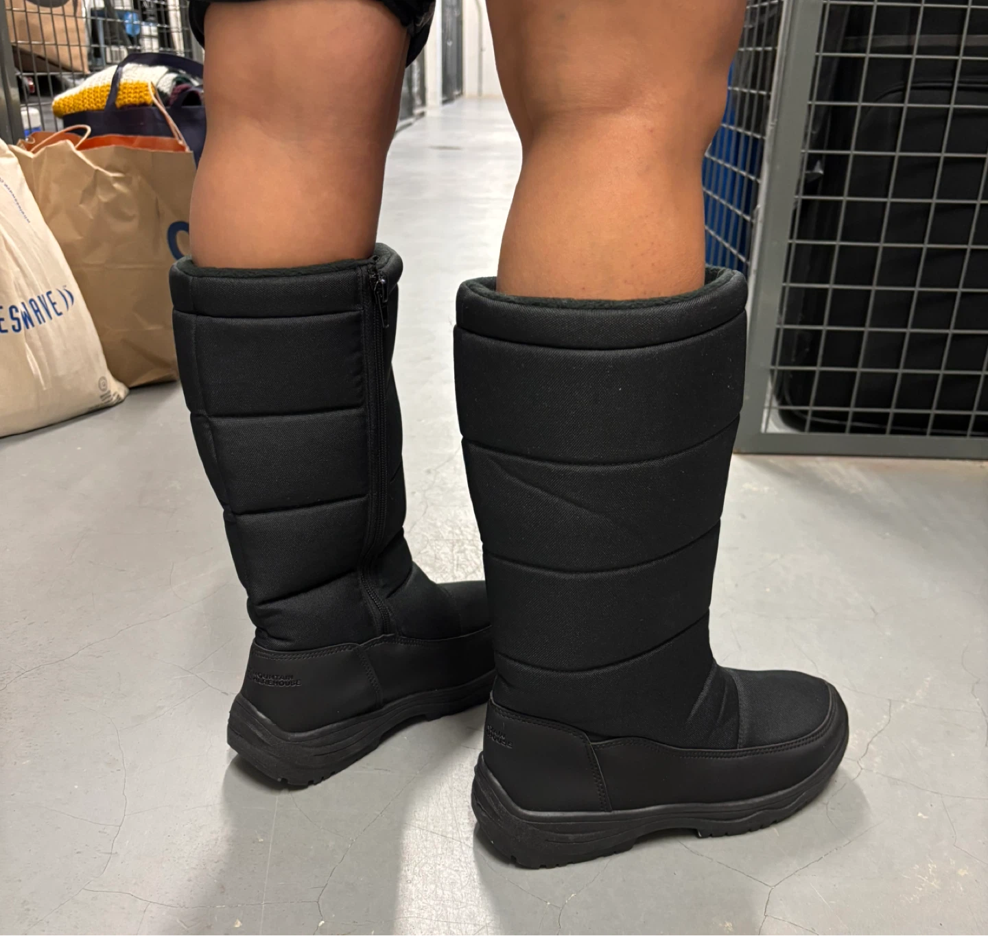 Icy Womens Long Snow Boots - Black - photo 3