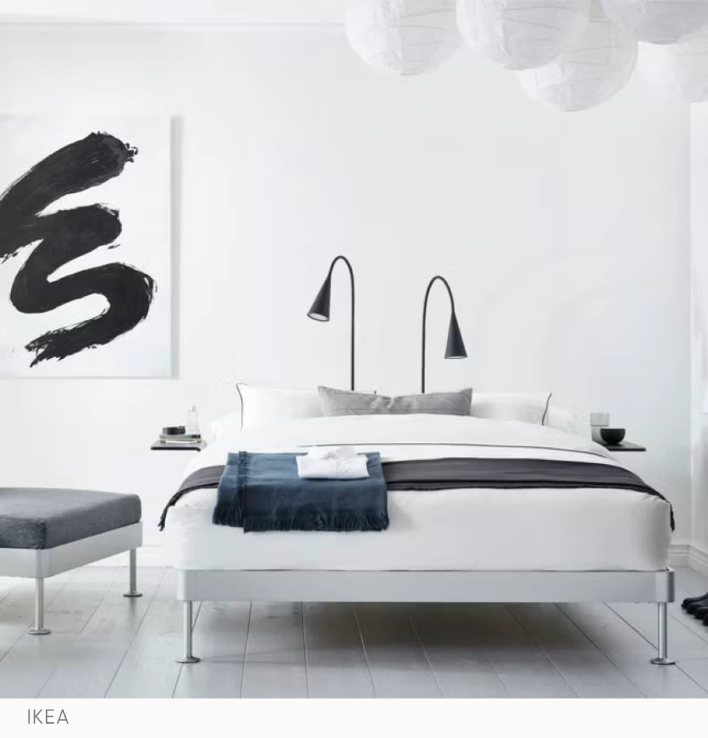 IKEA DELAKTIG Bed Frame Queen size - photo 2