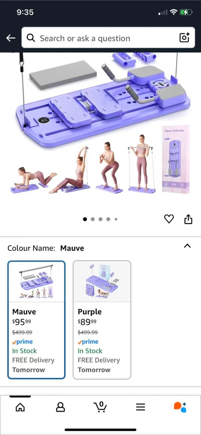 Portable Pilates Reformer Machine image indicator(2)