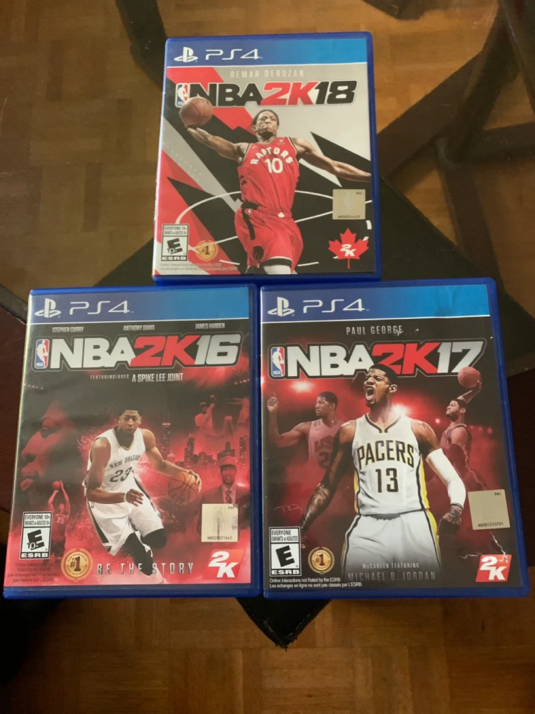 NBA 2K18, NBA 2K17, NBA 2K16 PS4 Games