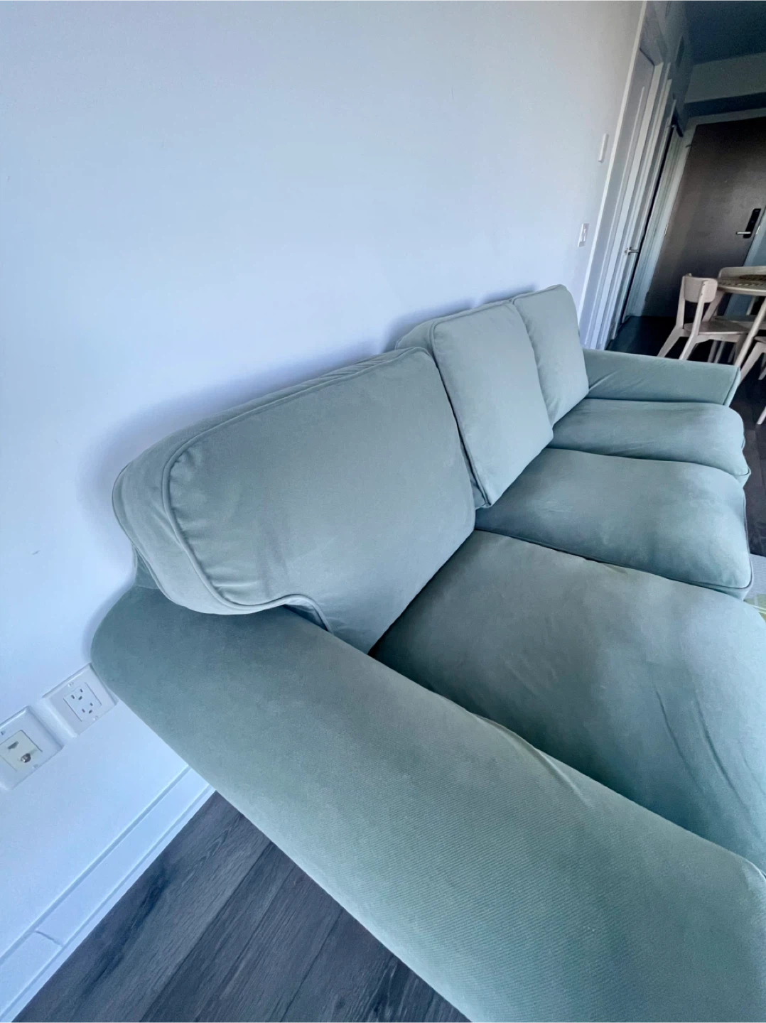 IKEA UPPLAND Sofa – 3 Seater (Hakebo Gray/Green) - photo 2