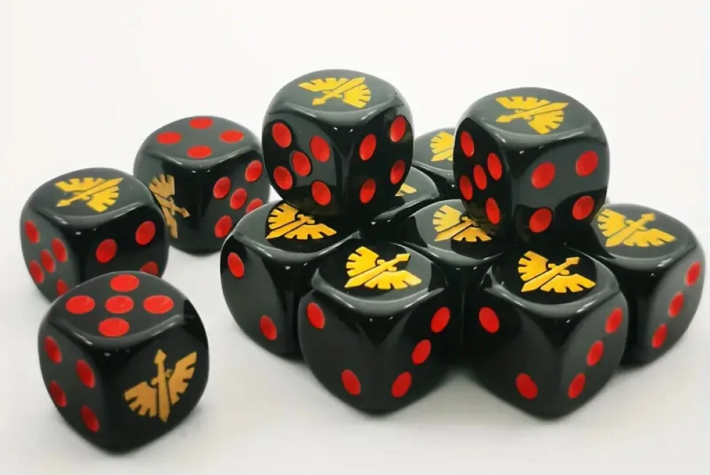 Warhammer 40k Dice Set - Dark Angles thumbnail