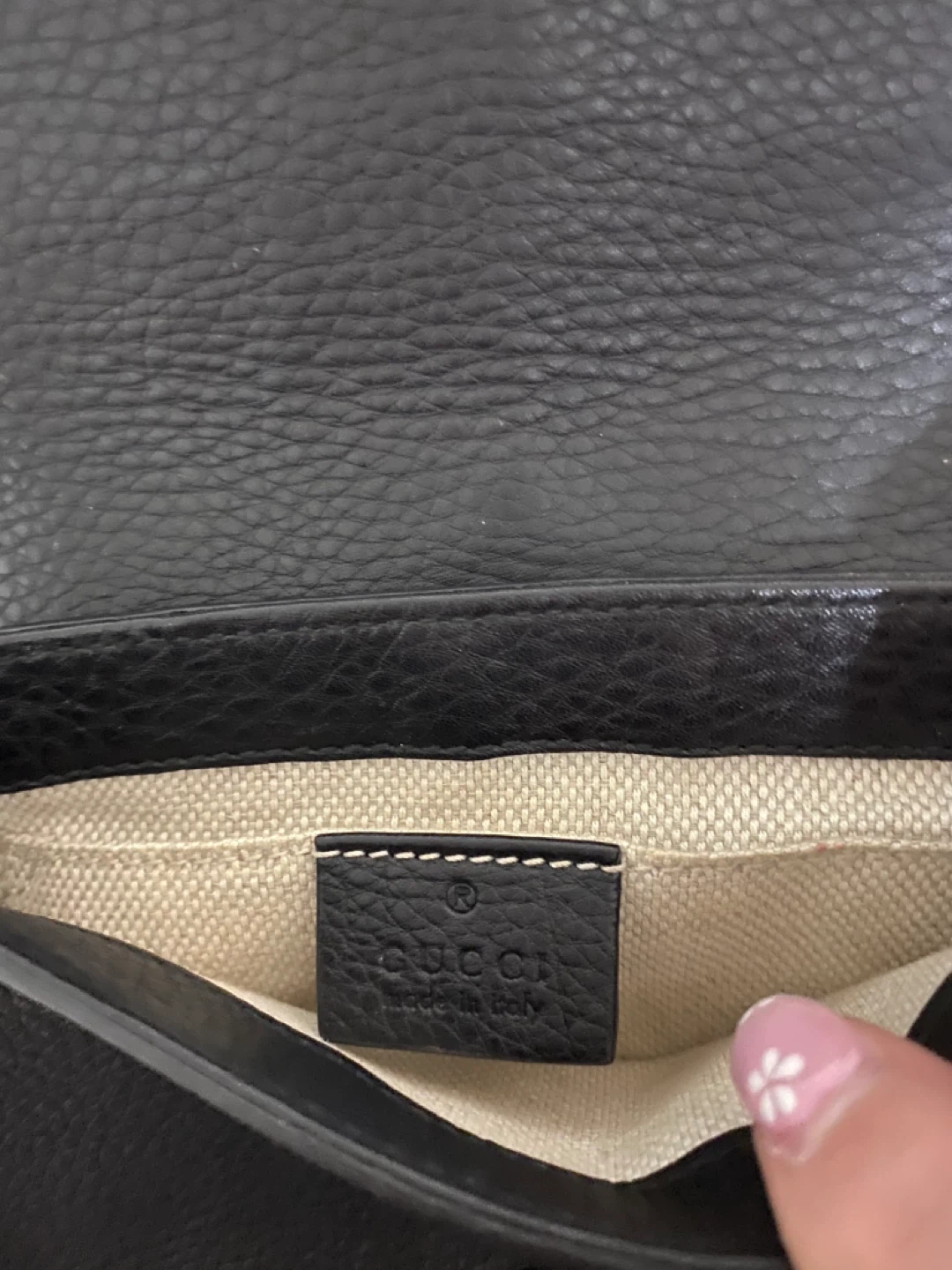 For Sale: Gucci Soho Bag in Black Leather* - photo 2