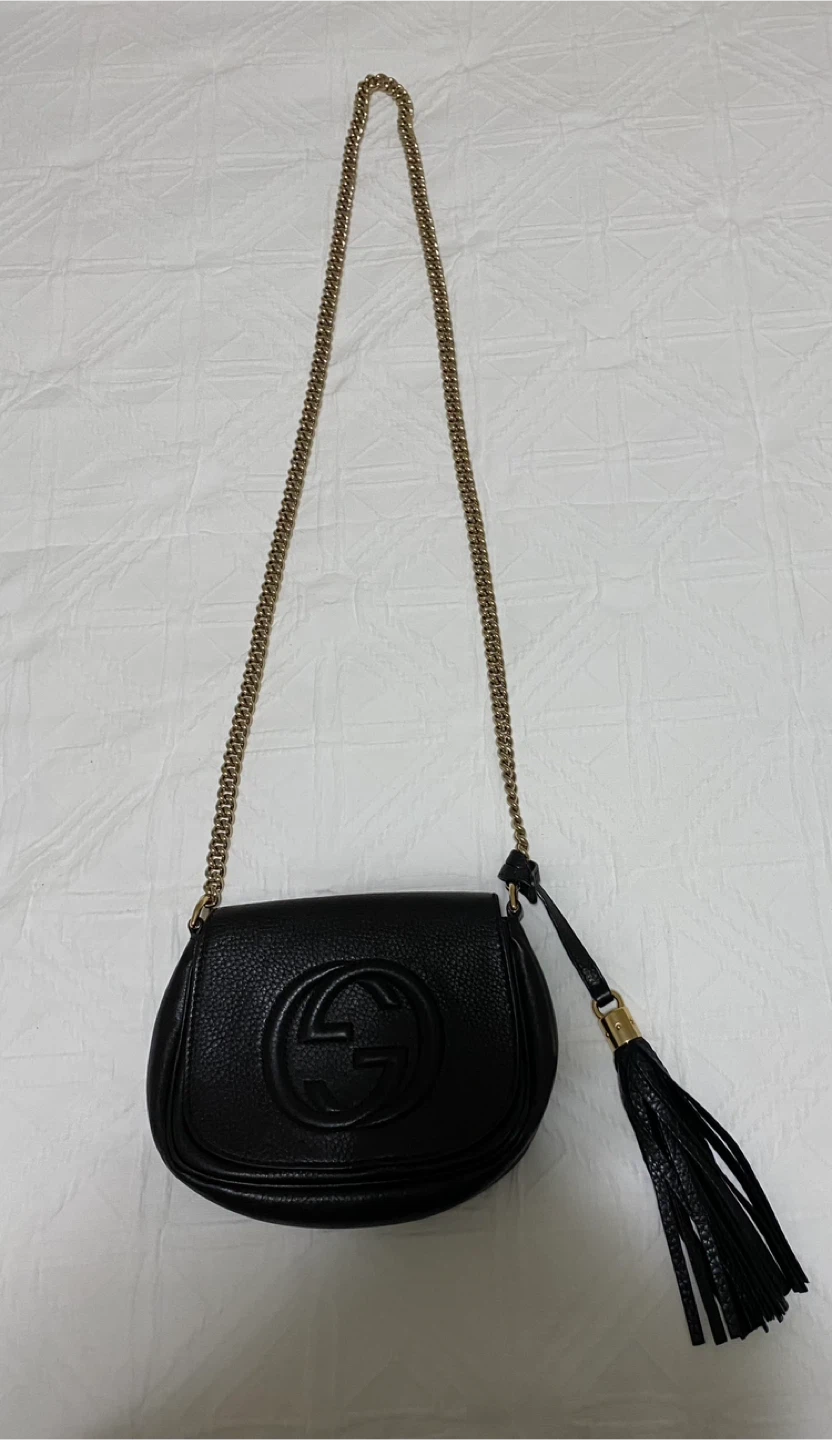 For Sale: Gucci Soho Bag in Black Leather* - photo 4