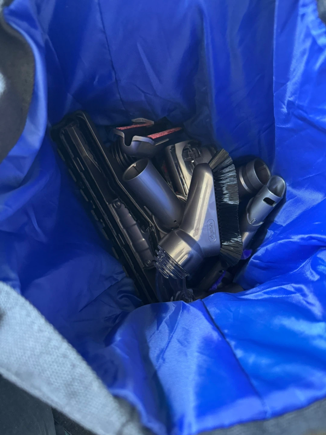Dyson bag and attachments - photo 2