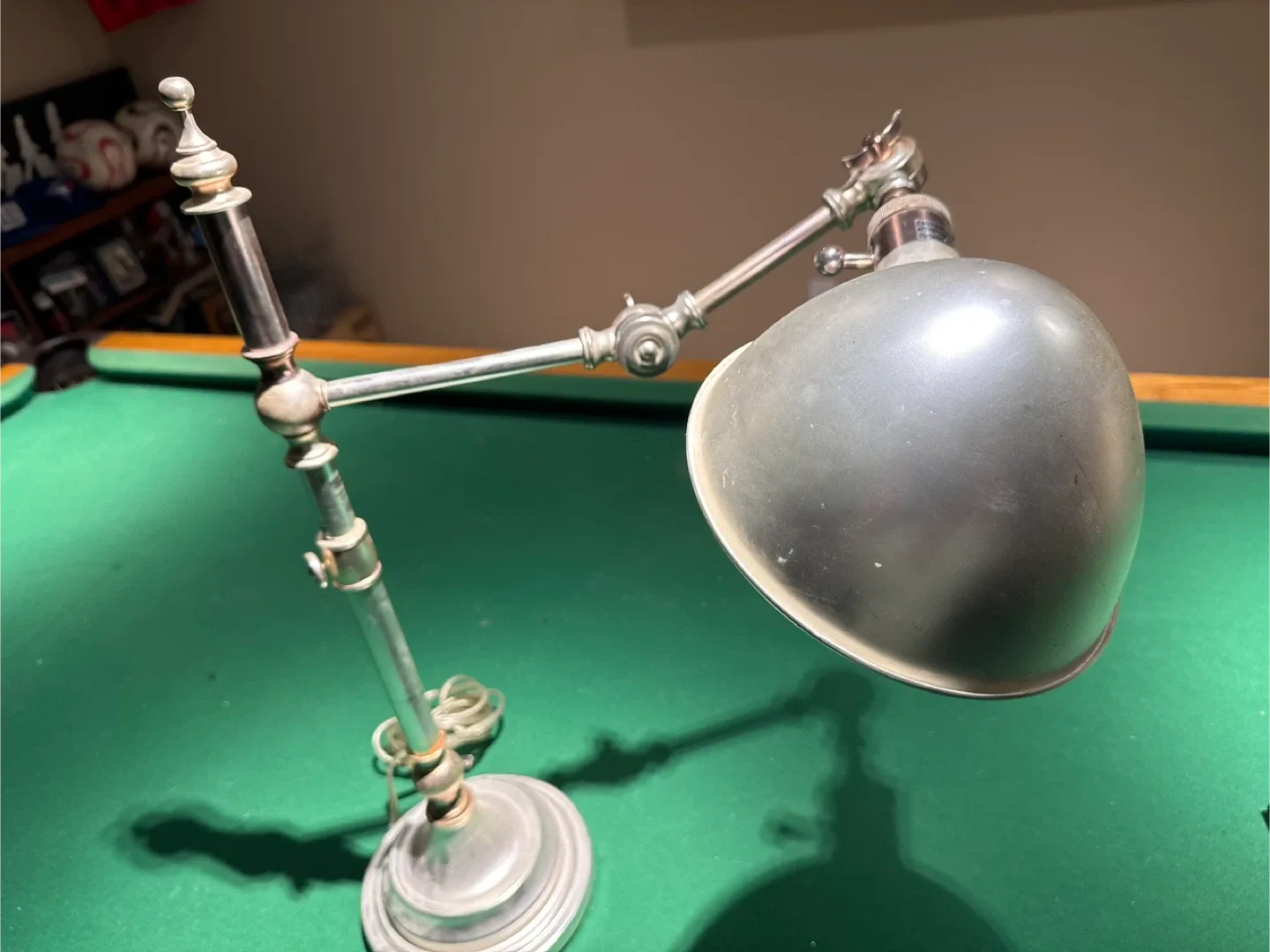 Silver Articulating Desk Lamp image indicator(2)