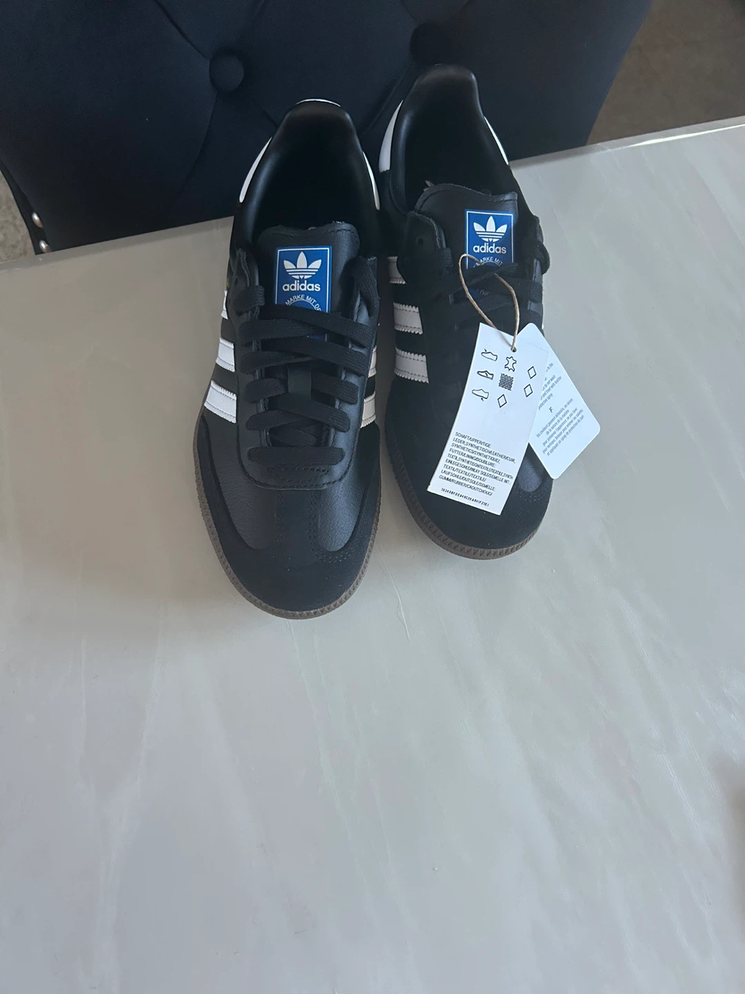 ✨ New Adidas Samba OG 👟 Black & White 🖤🤍 – US 6 🔥