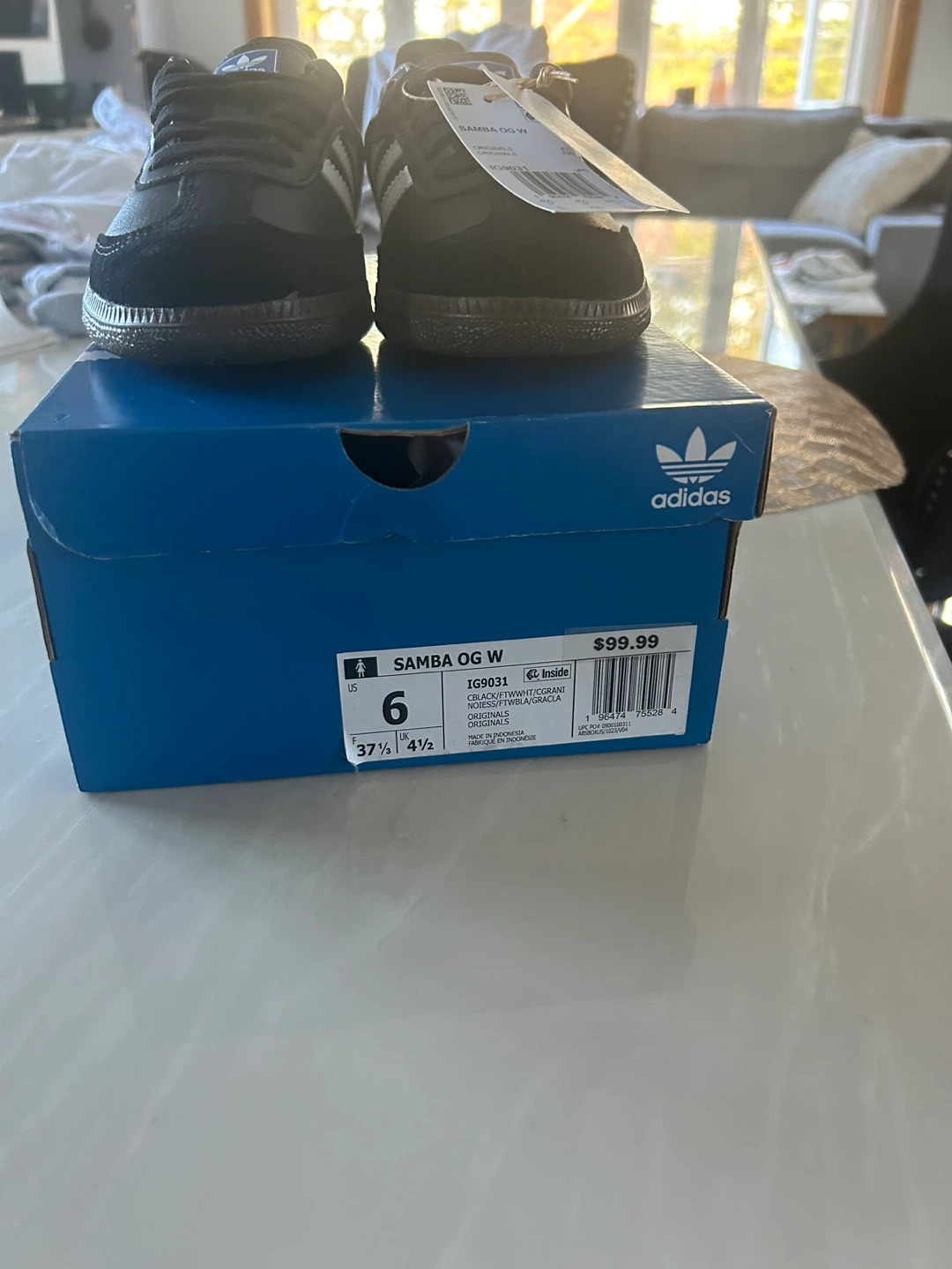 ✨ New Adidas Samba OG 👟 Black & White 🖤🤍 – US 6 🔥 - photo 2