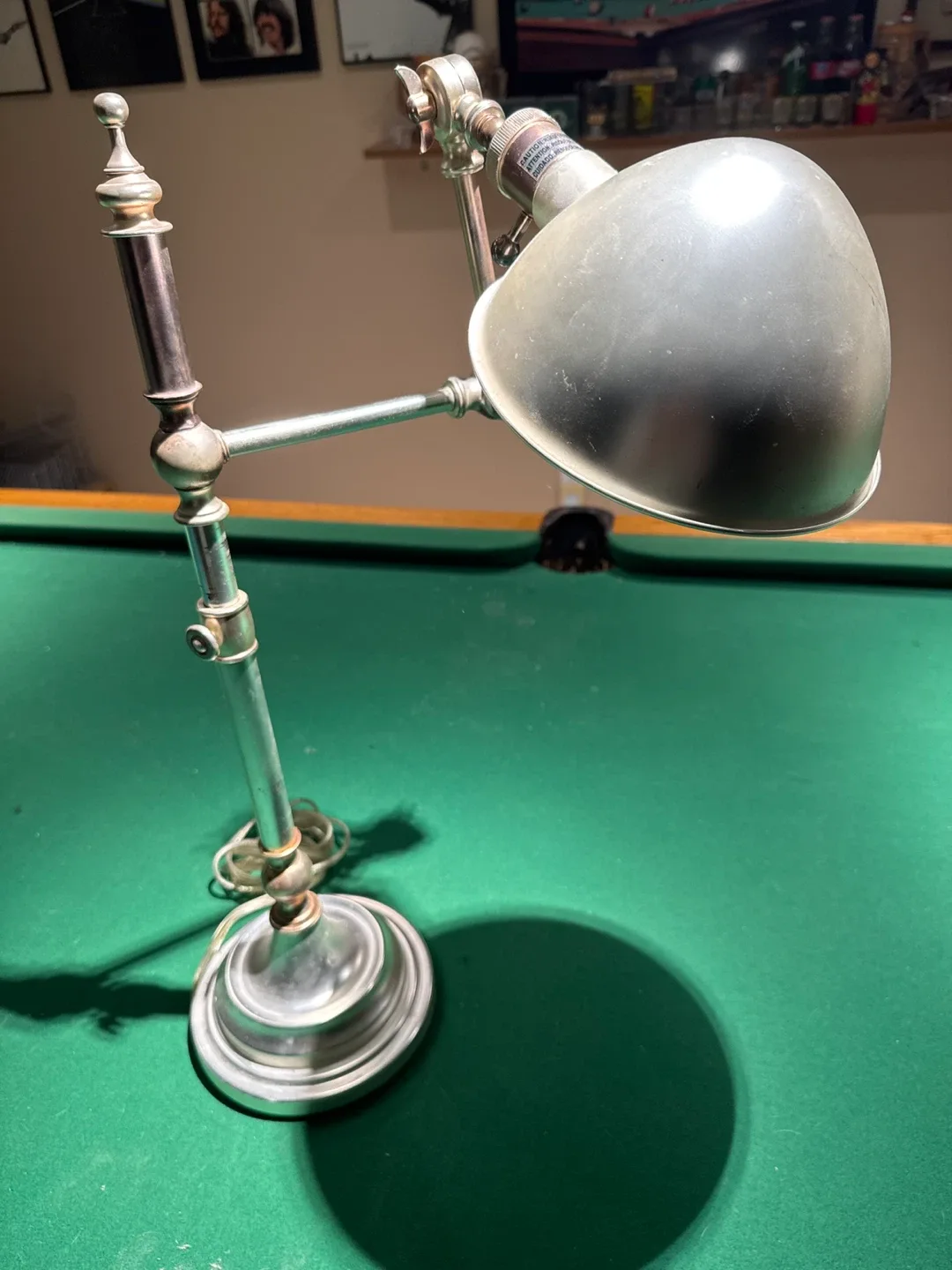 Silver Articulating Desk Lamp image indicator(3)