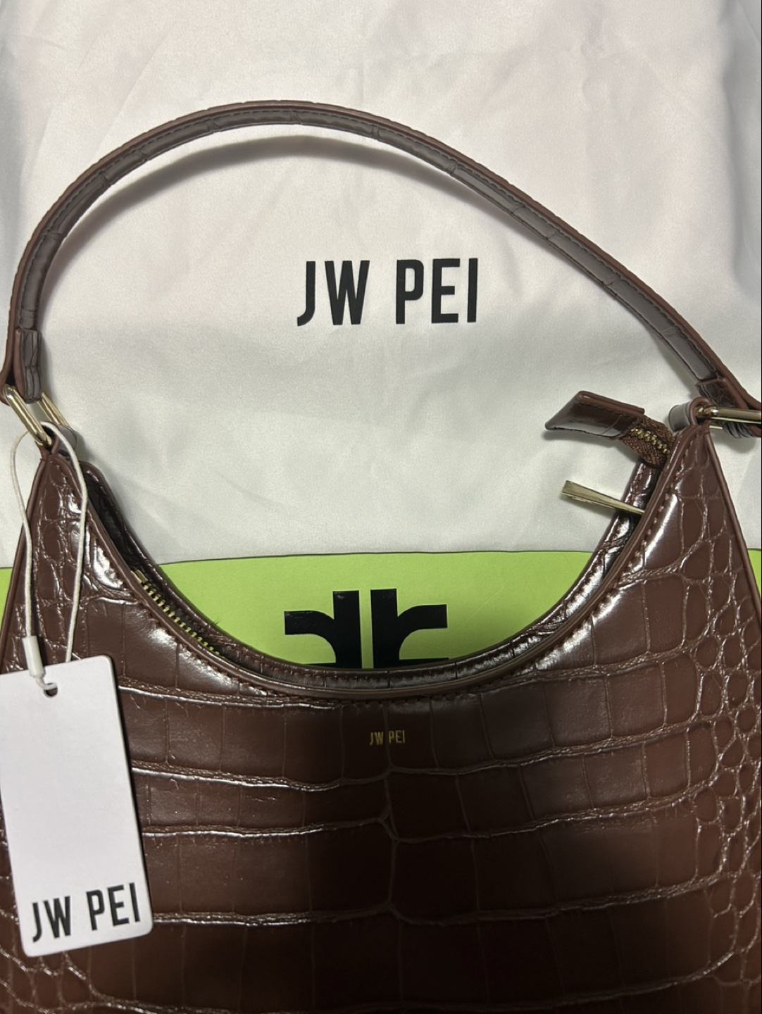 JW PEI Gabbi Bag - Brown Croc