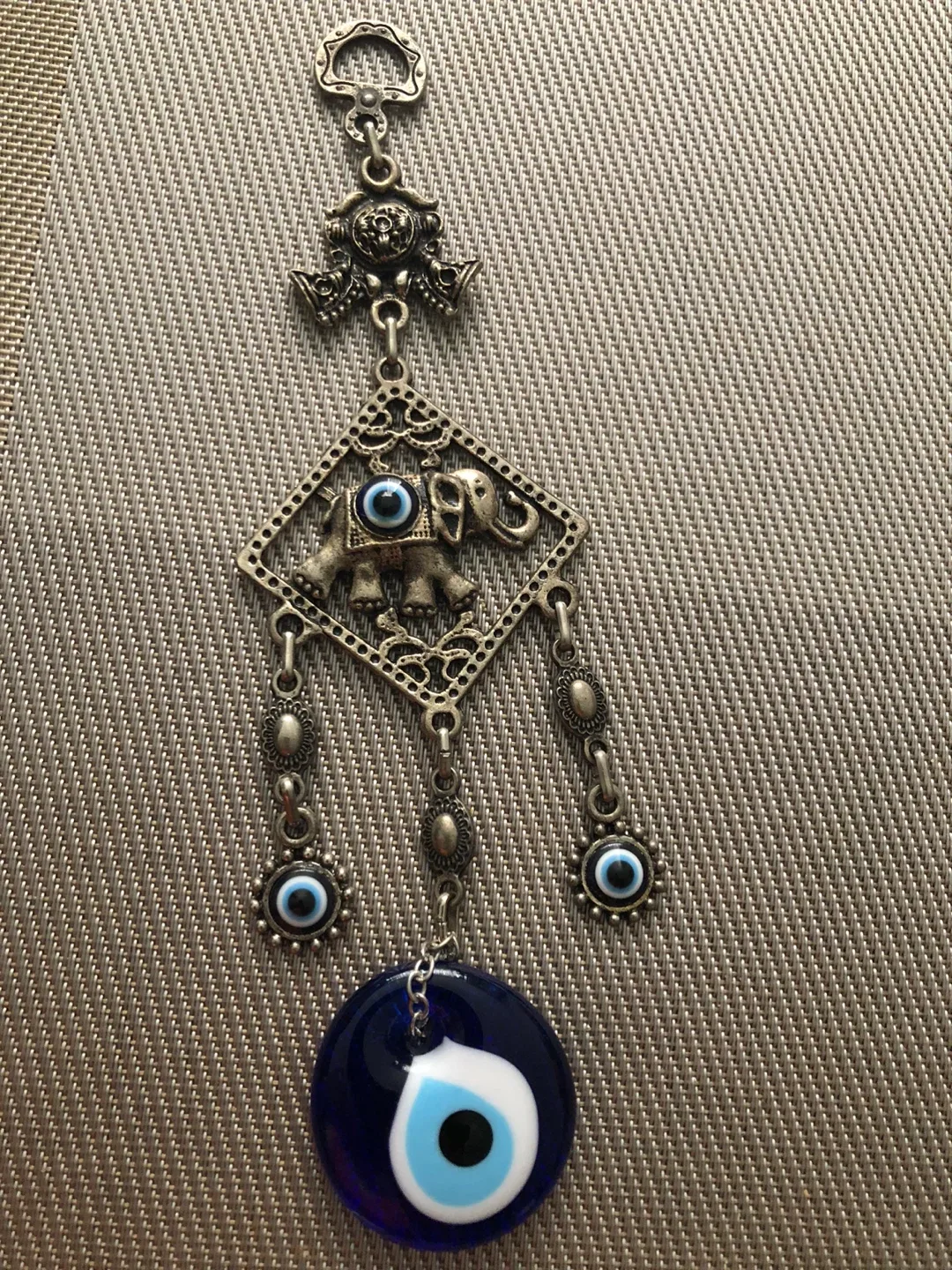 Evil Eye Elephant Wall Hanging Amulet image indicator(2)