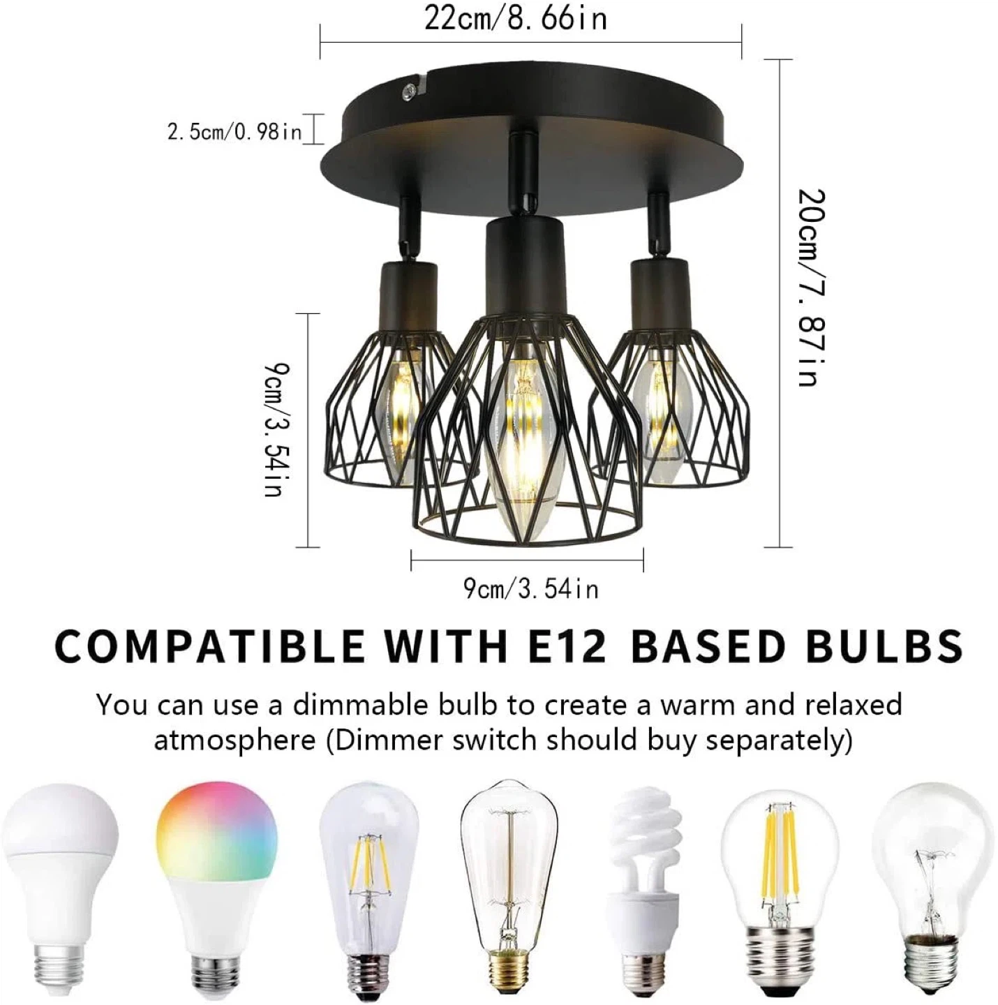 17 Stories Bringfried 3-Light Semi Flush Mount - photo 3