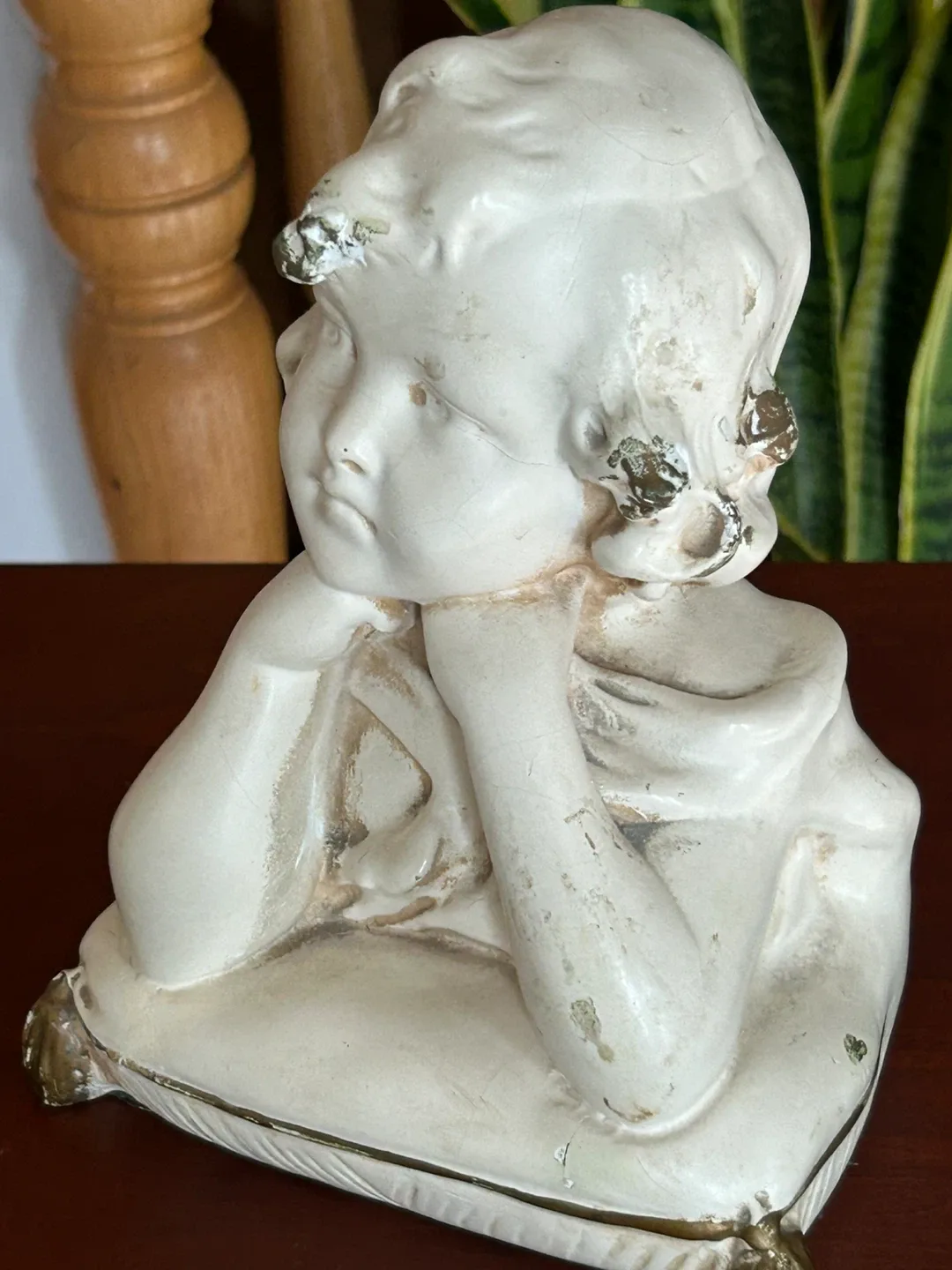 Vintage Girl and boy Statues image indicator(3)