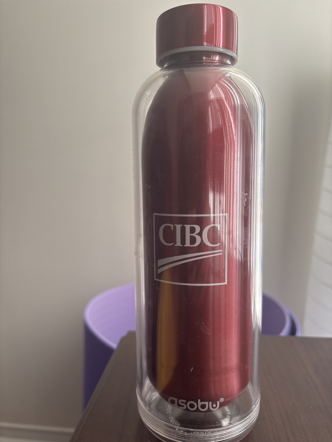 Asobu CIBC Water Bottle - Red