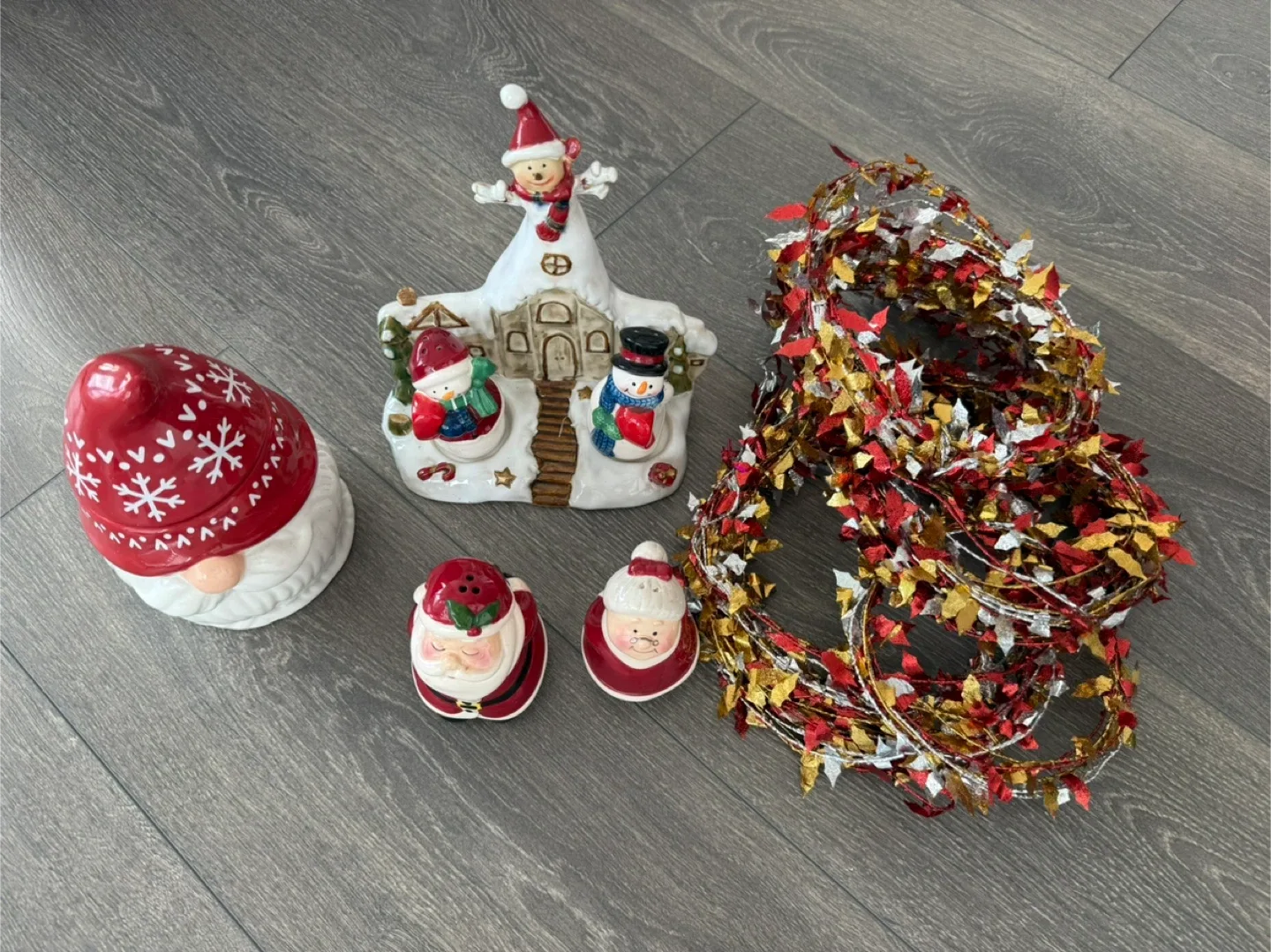 Christmas Holiday Decorations - Gnome, Santa, Mrs. Clause thumbnail