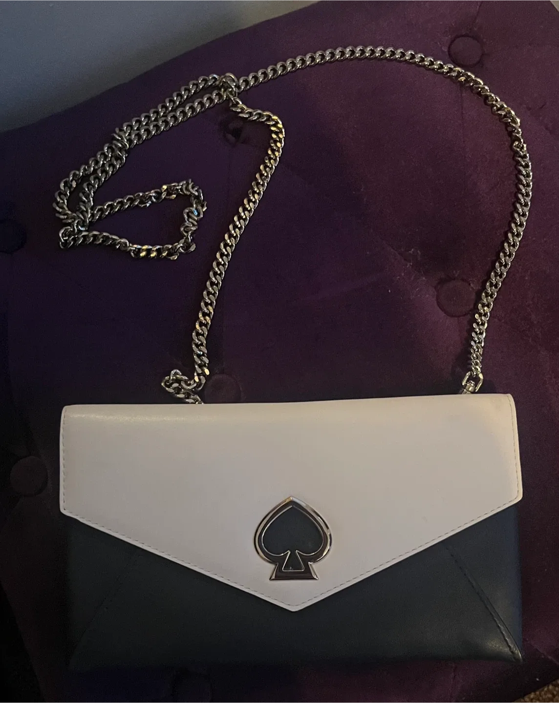 Kate Spade Blue & White Crossbody Bag thumbnail