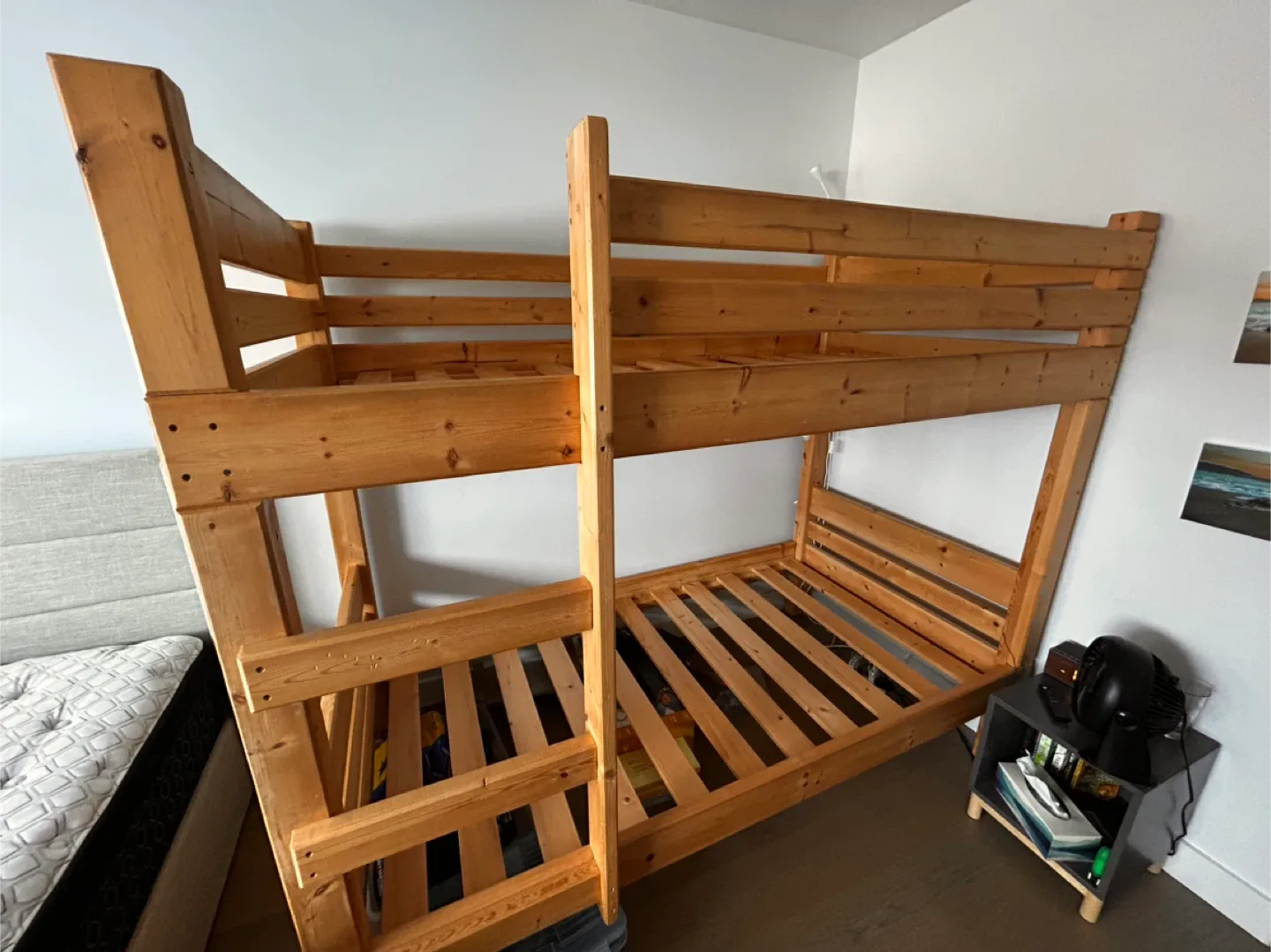 Wooden Bunk Bed Frame 2x Twins thumbnail