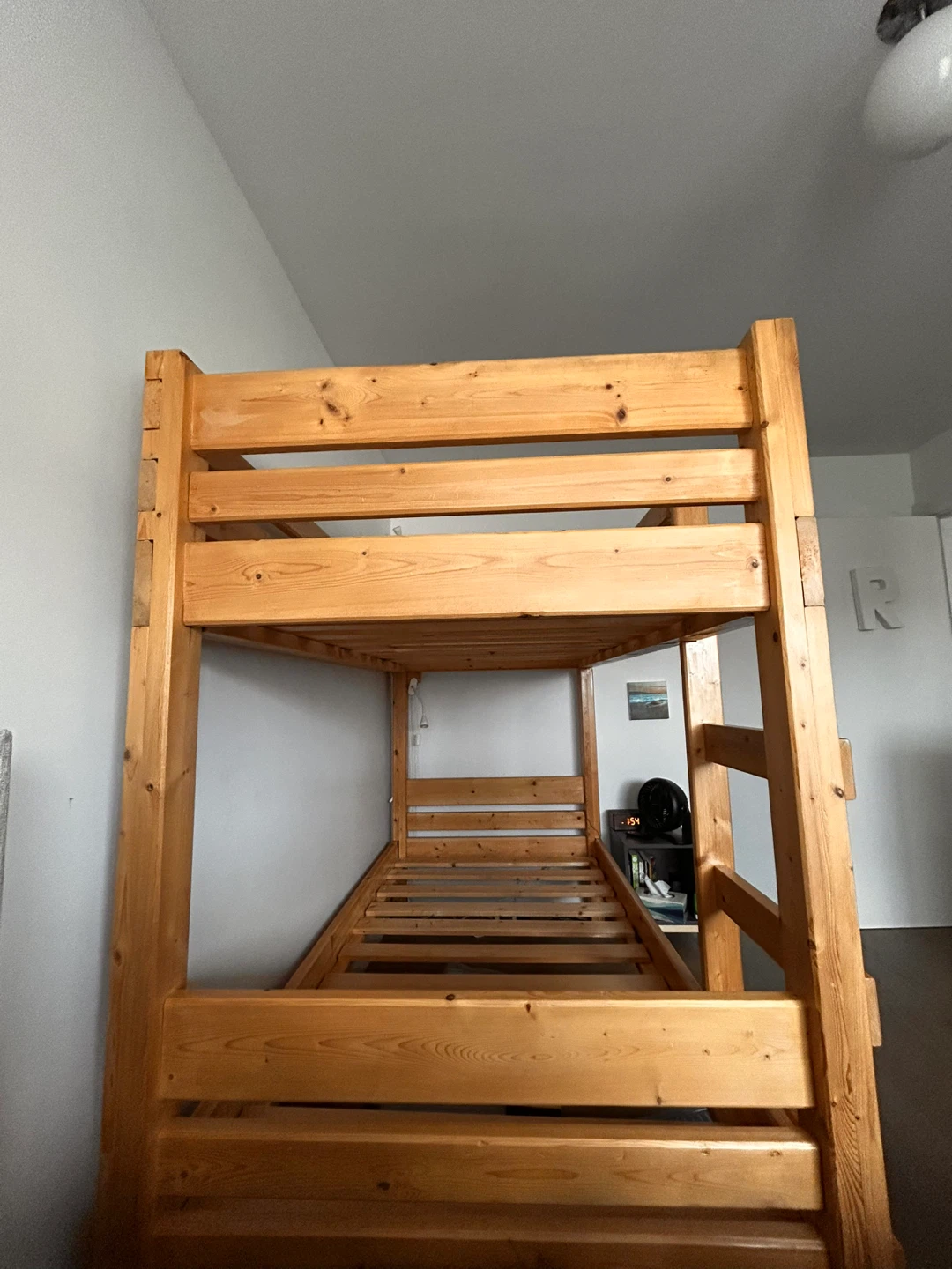 Wooden Bunk Bed Frame 2x Twins - photo 2