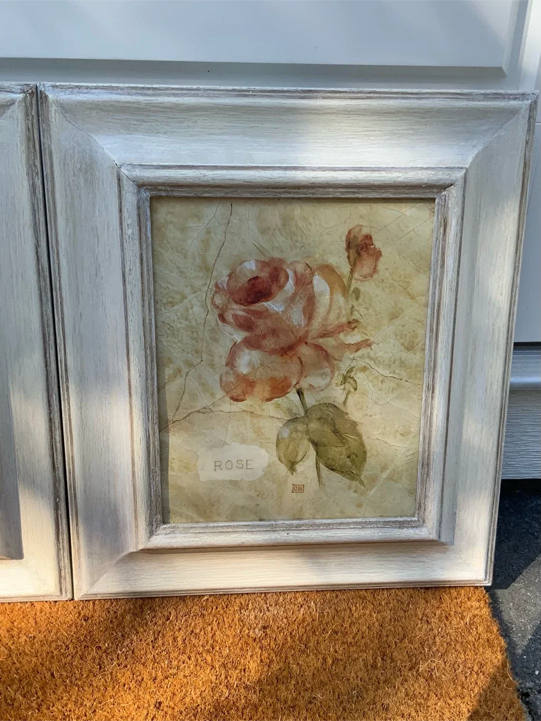 ⭐️4 floral and prints with frames designer antiqued⭐️ image indicator(6)