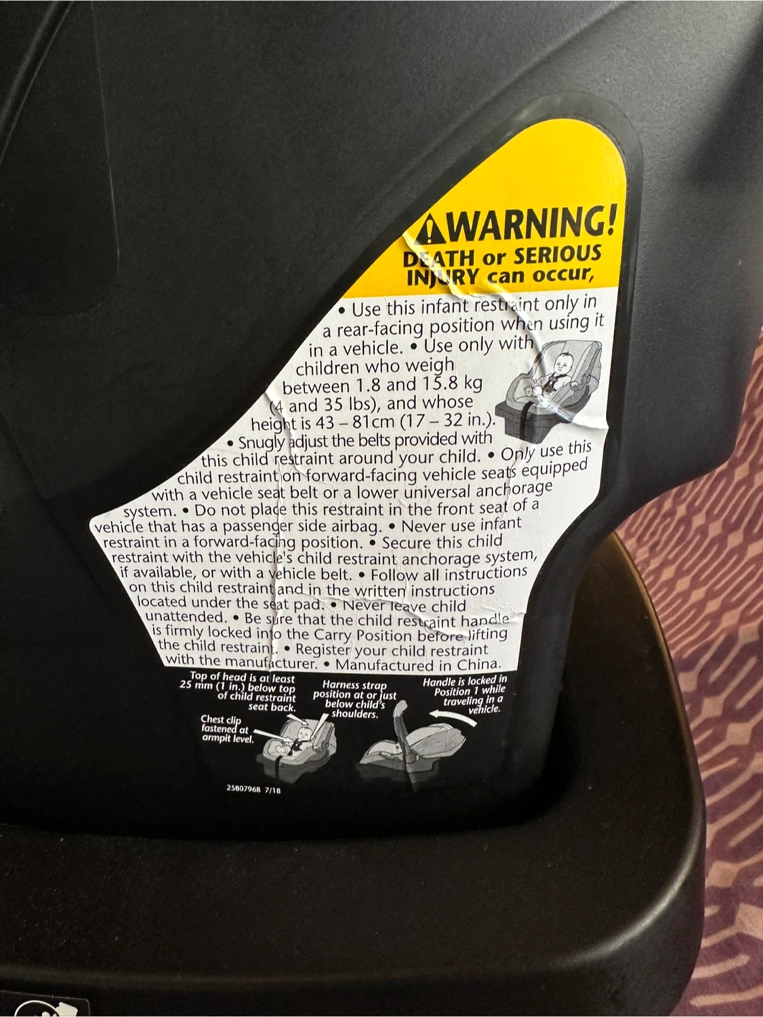 Evenflo  Infant Car Seat - photo 4