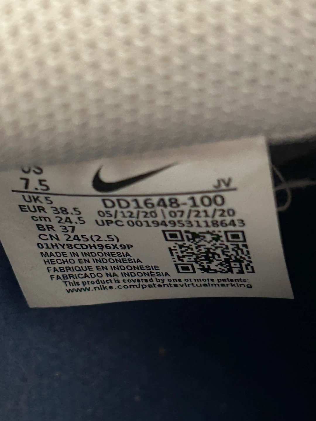 Nike Court Vision Low White US 7.5 - photo 2