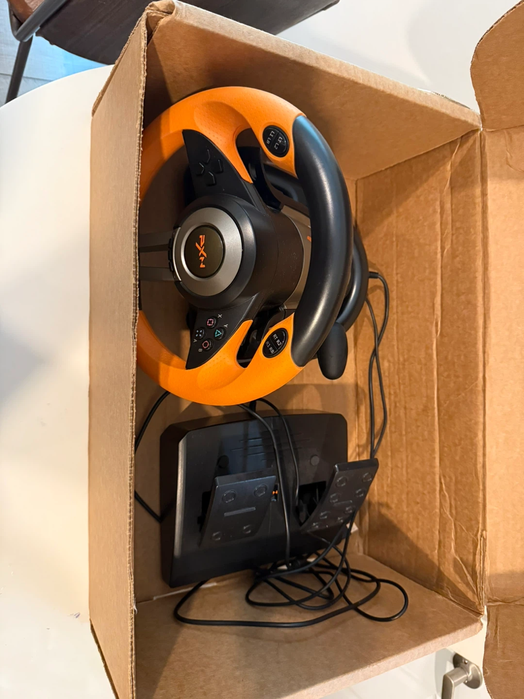 PXN V3II PC Racing Wheel with Pedals for PS4 and other consoles
