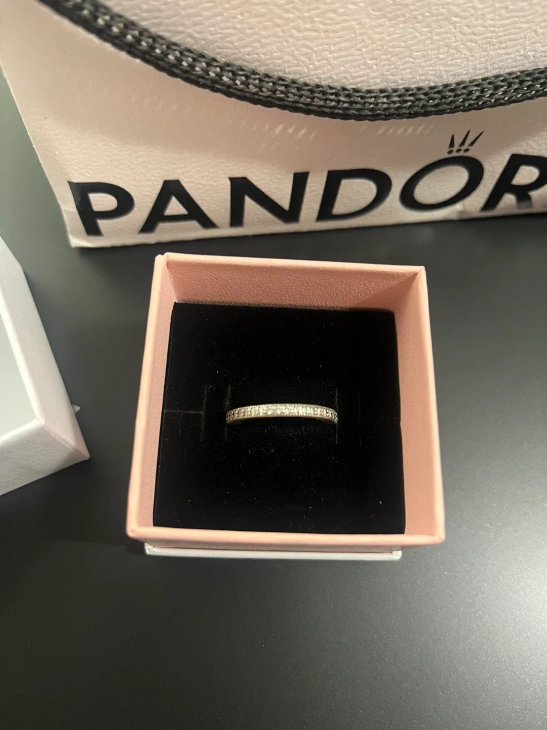 Pandora Sparkle Heart Ring size 6 image indicator(3)