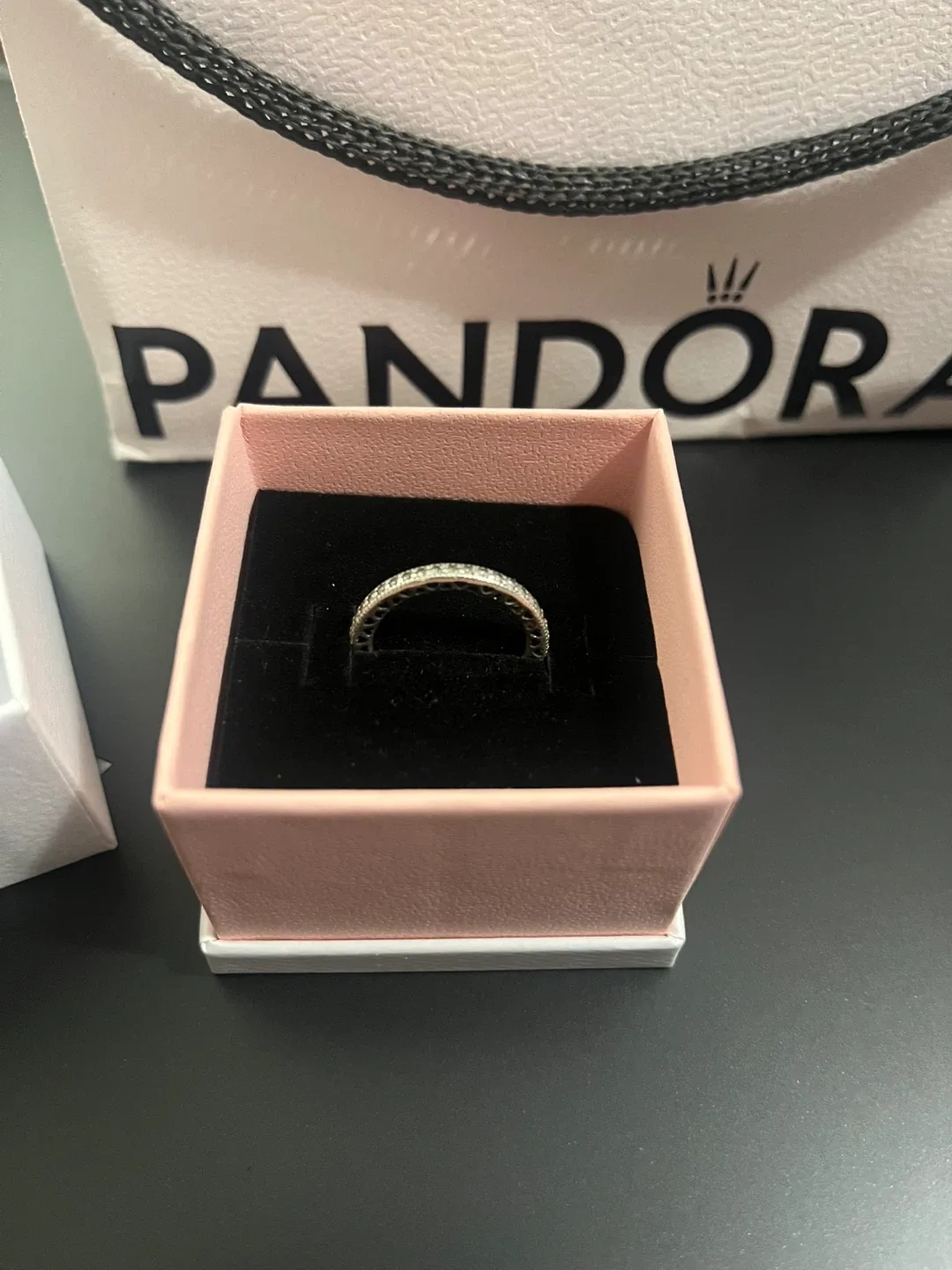 Pandora Sparkle Heart Ring size 6 image indicator(4)