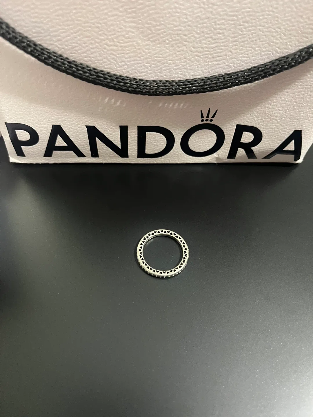 Pandora Sparkle Heart Ring size 6 image indicator(2)