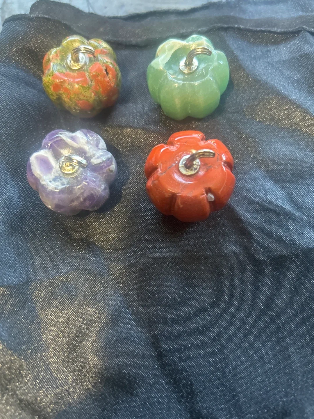 🧡Handmade Gemstone Pumpkin image indicator(6)