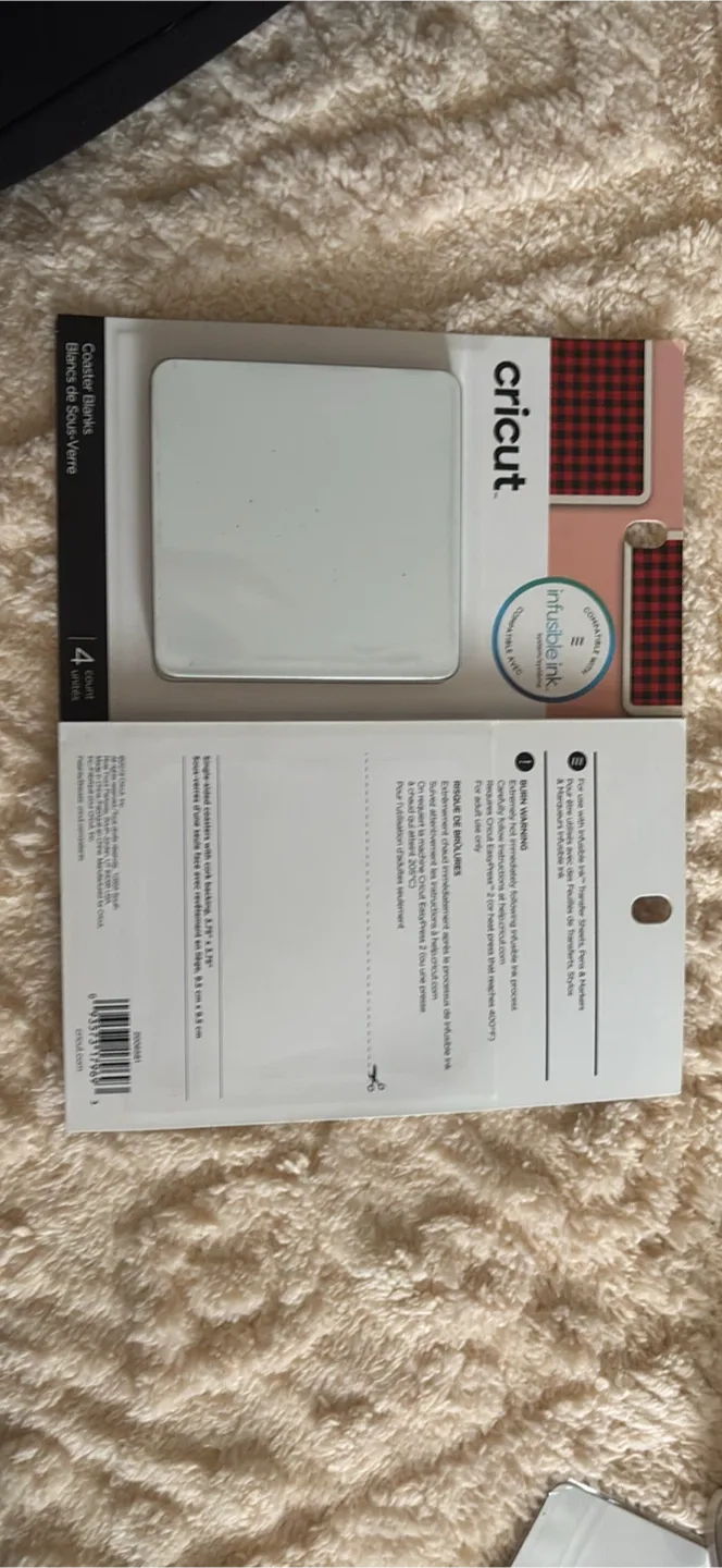 New Cricut Coaster Blanks, 4 count thumbnail