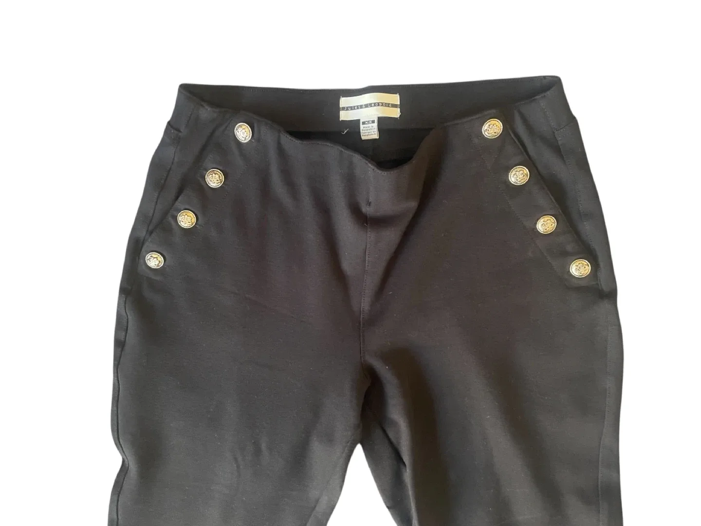 Alfred Dunner Black Pants Size 12 image indicator(2)