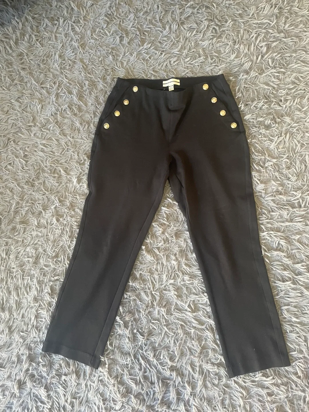 Alfred Dunner Black Pants Size 12 image indicator(4)
