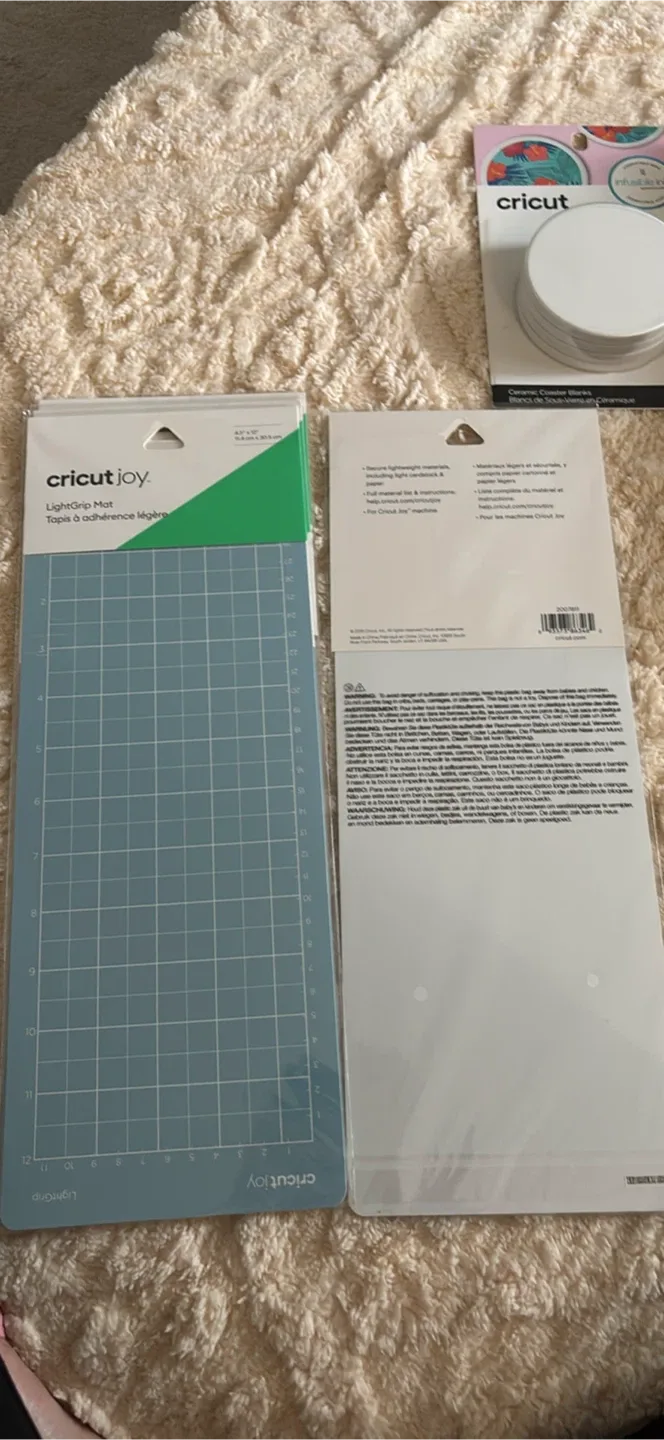 Cricut Joy LightGrip Mat & Ceramic Coaster Blanks thumbnail