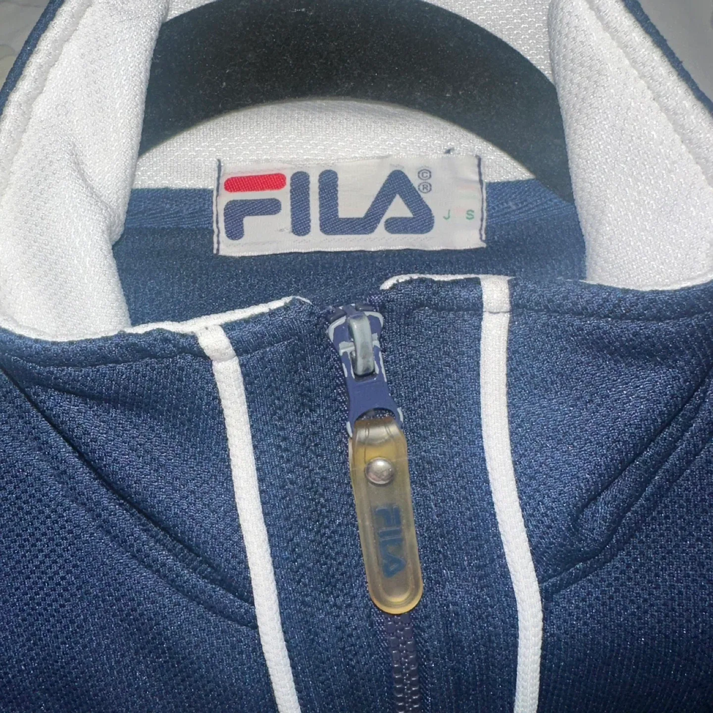 Vintage Fila Navy Blue Track Jacket image indicator(5)
