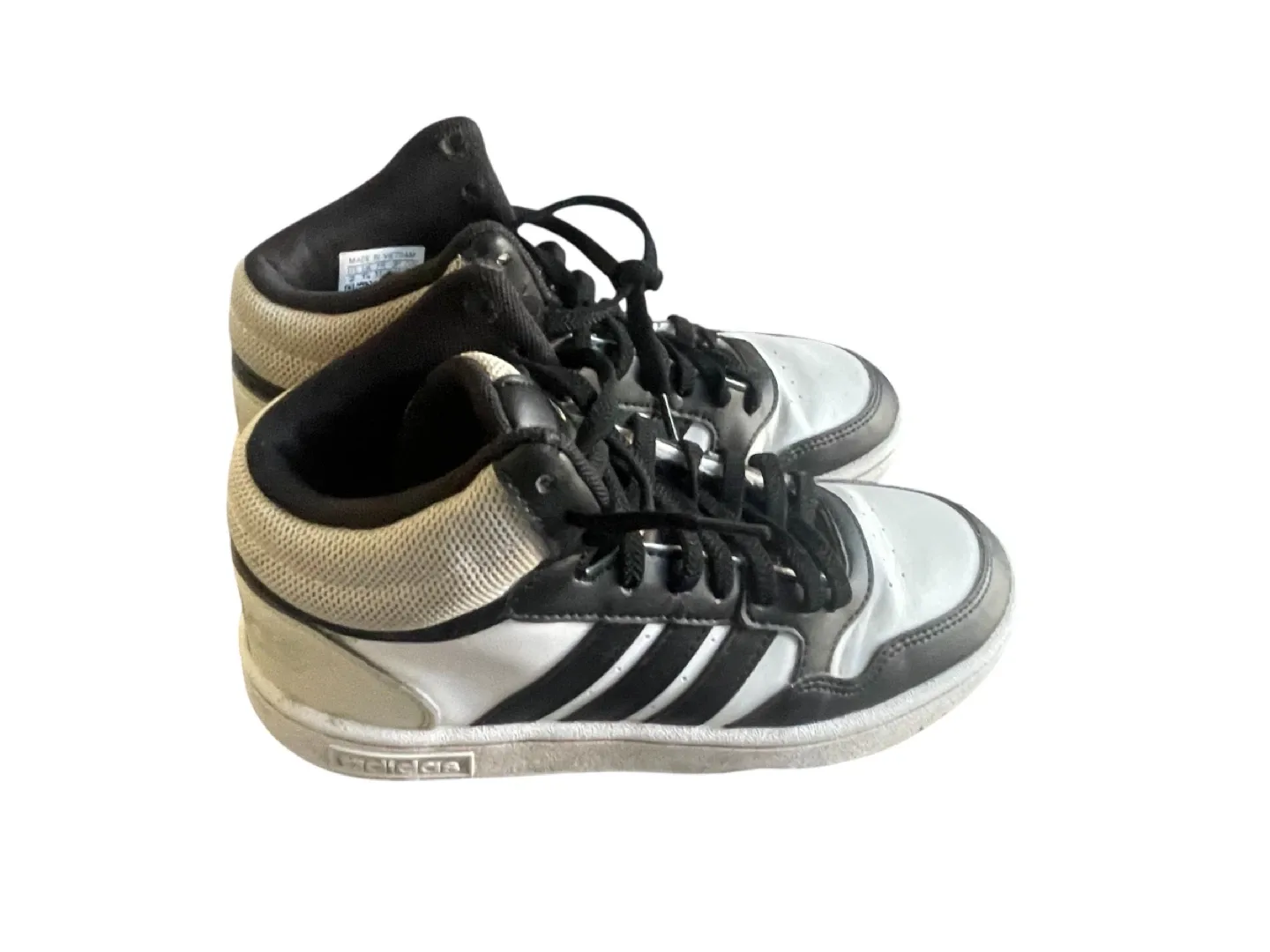 Adidas Hoops Mid 3.0 Shoes - Black & White image indicator(2)